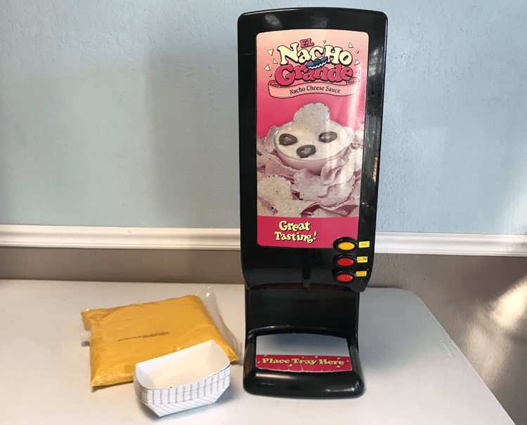 Nacho Cheese Dispenser to rent for party