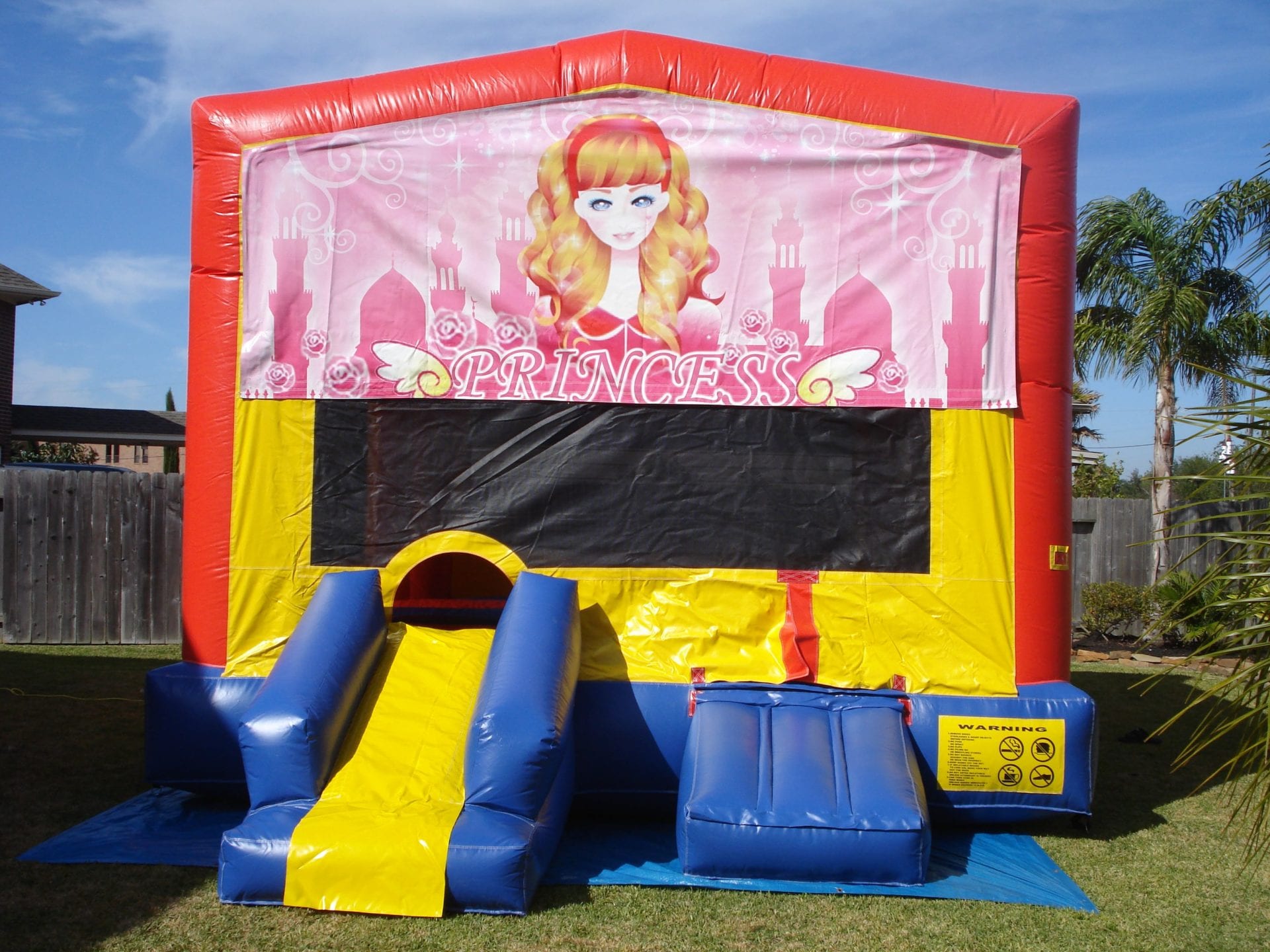 Princess Castle bouncer for girl's party