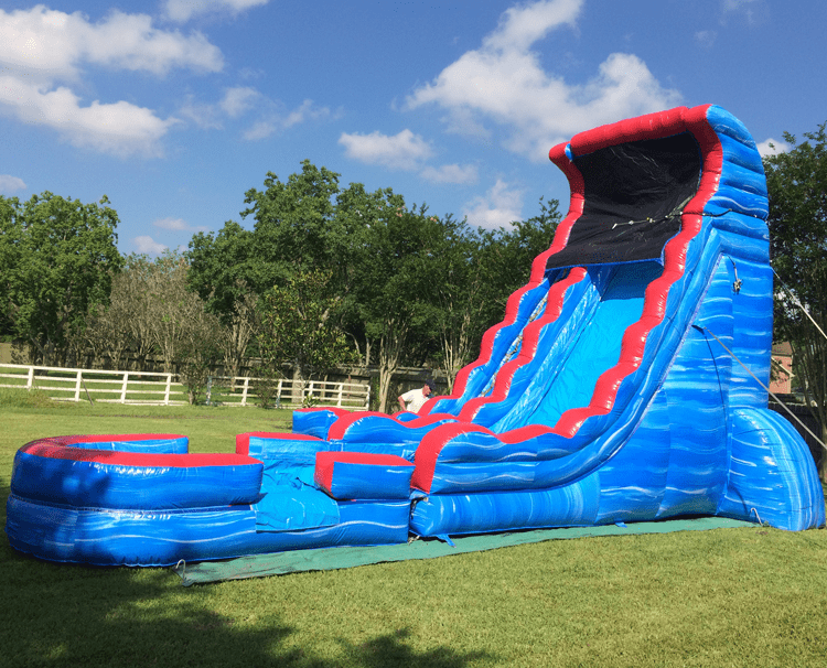 Tsunami Splash Water Slide to Rent in Houston and Friendswood